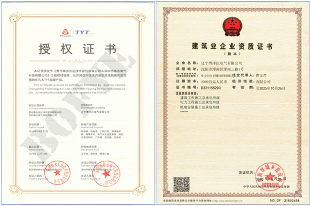 建筑业企业资质证书